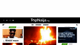 What Topnaija.ng website looked like in 2021 (3 years ago)