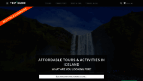 What Tripguide.is website looked like in 2021 (3 years ago)