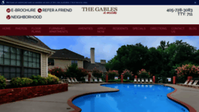 What Thegablesapartments.info website looked like in 2021 (3 years ago)