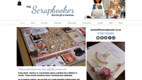 What Thescrapbooker.co.uk website looked like in 2021 (5 years ago)