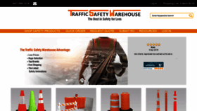 What Trafficsafetywarehouse.com website looked like in 2021 (3 years ago)