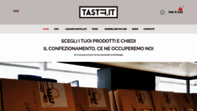 What Tastit.it website looked like in 2021 (3 years ago)