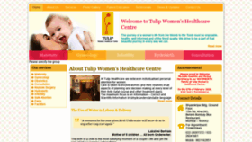 What Tulipwhc.in website looked like in 2021 (3 years ago)