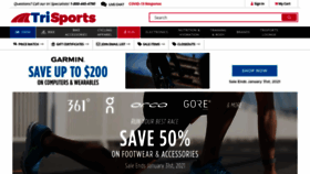What Trisports.com website looked like in 2021 (3 years ago)