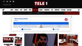 What Tele1.com.tr website looked like in 2021 (3 years ago)