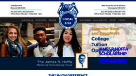 What Teamsterslocal638.org website looked like in 2021 (3 years ago)