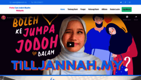What Tilljannah.my website looked like in 2021 (3 years ago)