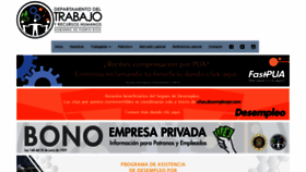 What Trabajo.pr.gov website looked like in 2021 (3 years ago)
