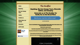 What Thesandbarbroadriver.com website looked like in 2021 (3 years ago)