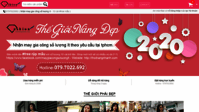 What Thoitrangnhanh.com website looked like in 2021 (3 years ago)