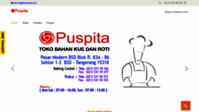 What Tokopuspita.co.id website looked like in 2021 (3 years ago)