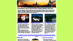 What Taghazout.org website looked like in 2021 (3 years ago)