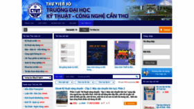 What Thuvienso.ctuet.edu.vn website looked like in 2021 (3 years ago)