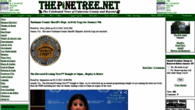 What Thepinetree.net website looked like in 2021 (3 years ago)
