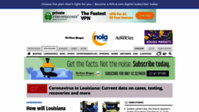 What Theneworleansadvocate.com website looked like in 2021 (3 years ago)
