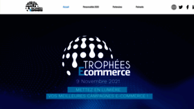 What Trophees.ecommercemag.fr website looked like in 2021 (3 years ago)