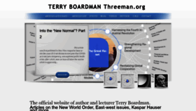 What Threeman.org website looked like in 2021 (3 years ago)