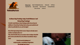 What Theraleighdogtrainer.com website looked like in 2021 (3 years ago)