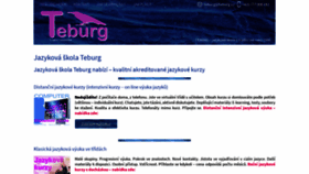 What Teburg.cz website looked like in 2021 (3 years ago)
