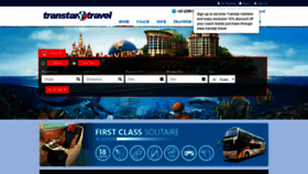What Transtar.travel website looked like in 2021 (3 years ago)