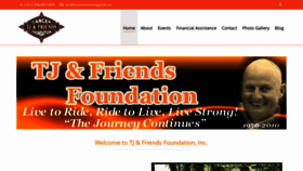What Tjandfriendsfoundation.com website looked like in 2021 (3 years ago)