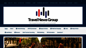 What Travelnewsgroup.com website looked like in 2021 (3 years ago)