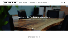 What Timberworxfurniture.com.au website looked like in 2021 (3 years ago)