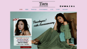 What Tiaraweb.com website looked like in 2021 (3 years ago)