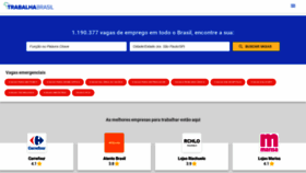 What Trabalhabrasil.com.br website looked like in 2021 (3 years ago)