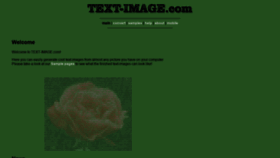What Text-image.com website looked like in 2021 (3 years ago)