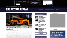 What Thedetroitbureau.com website looked like in 2021 (3 years ago)