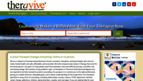 What Theravive.com website looked like in 2021 (3 years ago)