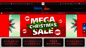 What Takeit2day.com website looked like in 2021 (3 years ago)
