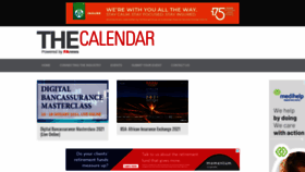 What Thecalendar.org.za website looked like in 2021 (3 years ago)