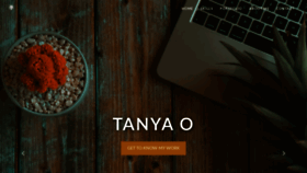 What Tanyatech.com website looked like in 2021 (3 years ago)