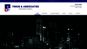 What Tiniusagency.com website looked like in 2021 (3 years ago)