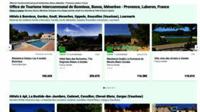 What Tourisme-en-luberon.com website looked like in 2021 (3 years ago)