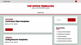 What Topofficetemplates.com website looked like in 2021 (3 years ago)