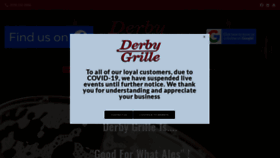 What Thederbygrille.com website looked like in 2021 (3 years ago)