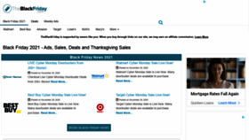 What Theblackfriday.com website looked like in 2021 (3 years ago)