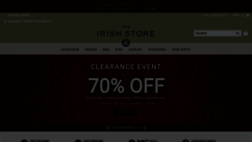 What Theirishstore.com website looked like in 2021 (3 years ago)