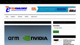What Techenablement.com website looked like in 2021 (3 years ago)