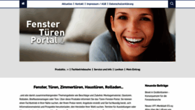 What Tueren-fenster-portal.de website looked like in 2021 (3 years ago)