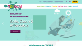 What Toiss.id website looked like in 2021 (3 years ago)