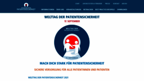 What Tag-der-patientensicherheit.de website looked like in 2021 (3 years ago)