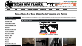 What Texasguntrader.com website looked like in 2021 (3 years ago)