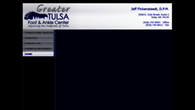 What Tulsafootcare.com website looked like in 2021 (3 years ago)