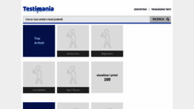 What Testimania.com website looked like in 2021 (3 years ago)