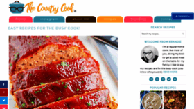 What Thecountrycook.net website looked like in 2021 (3 years ago)
