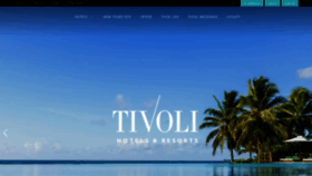 What Tivolihotels.com website looked like in 2021 (4 years ago)